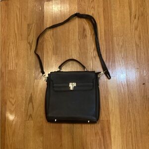 Black convertible purse